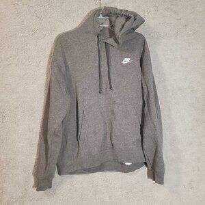 Gray Hoodie Sweater for Men Size L Front Pocket